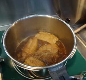 WMFパーフェクトプラス圧力鍋豚の角煮 煮詰め