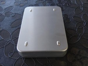 長方形弁当箱（小）シルバーアルマイト